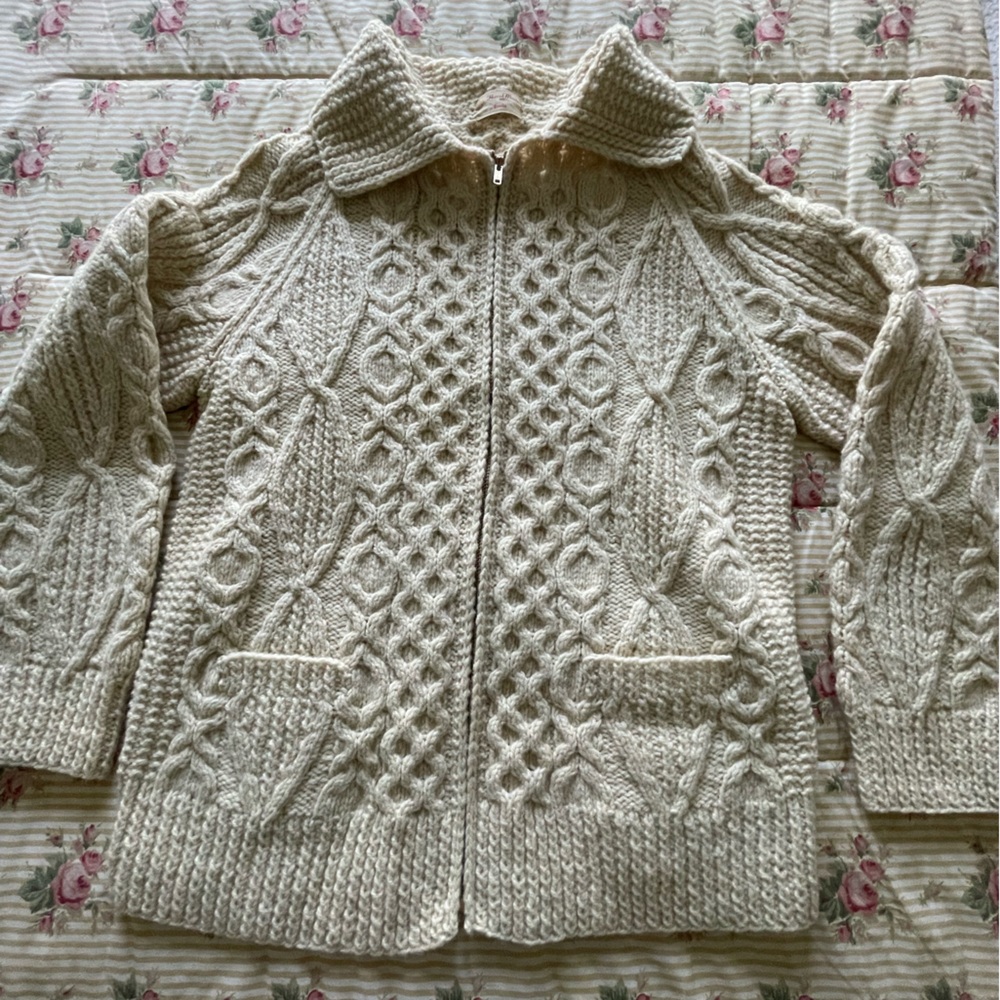 Irish Style Hand Knit Sweater